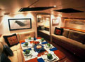 Beowulf - 80ft Skip Dashew Design - Dining area